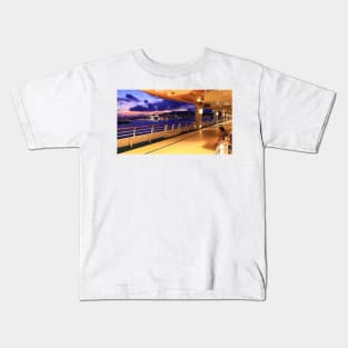 Leaving Palma de Maiorca . Adventure of the Seas. Cruise Kids T-Shirt